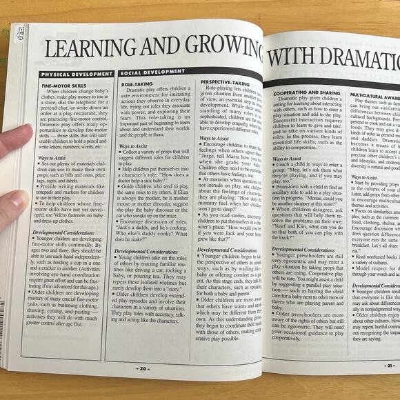 Learning Through Play Dramatic Play By Nancy Jo Hereford and Jane Schall Vintage - Picture 6 of 10